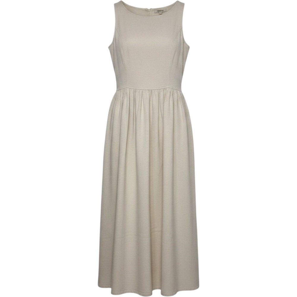 Wayf Cream Sleeveless Maxi Dress
